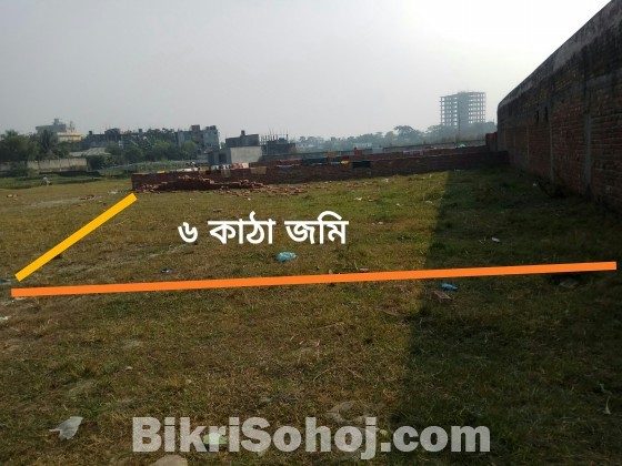 6 katha ready plot for sale